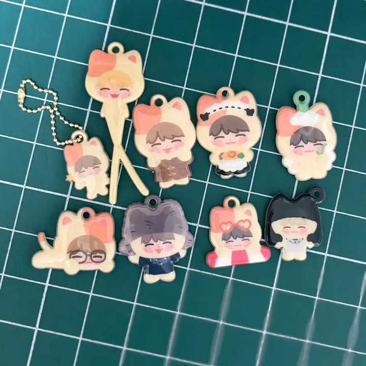 [BUNJANG] NCT Jaehyun Danim Cheese Jaen Cheesy Jelly Keychain Bundle Set / 엔시티 재현 다님 치즈잰 말랑키링 일괄 양도