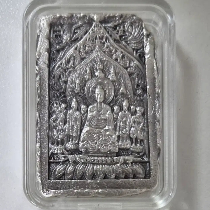 [BUNJANG] Korea Minting Corporation National Treasure No. 106 Gyeyu Year Buddhist Stele of Amitabha Silver Bar / [국보 제106호] 계유명전씨아미타불비상 2oz 실버바 (16.5돈)