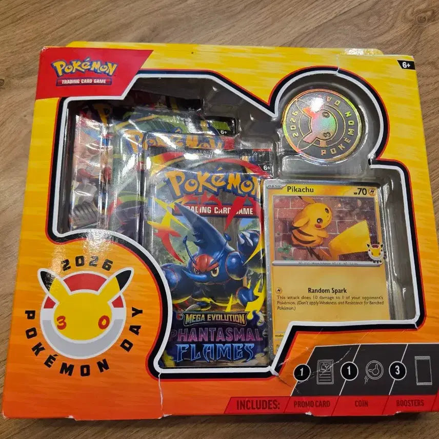 [BUNJANG] Pokemon Day Limited Edition Error Box Swirling + Miscut Pack / 포켓몬스터 2026 2박스 포켓몬 데이 한정판 오류 박스 스월링+미스컷팩