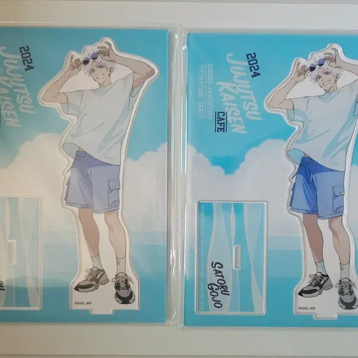 [BUNJANG] Jujutsu Kaisen Juju Cafe 2024 Acrylic Stand Gojo Satoru Bundle Set / 주술회전 쥬쥬카페 2024 아크릴 스탠드 고죠 사토루 일괄