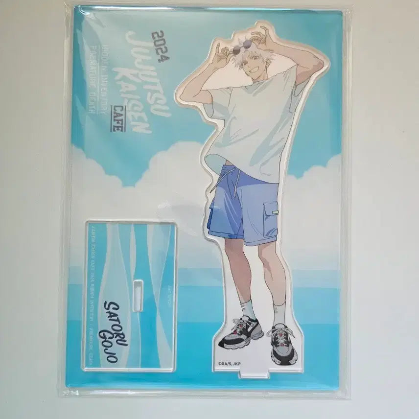 [BUNJANG] Jujutsu Kaisen Juju Cafe 2024 Acrylic Stand Gojo Satoru Bundle Set / 주술회전 쥬쥬카페 2024 아크릴 스탠드 고죠 사토루 일괄