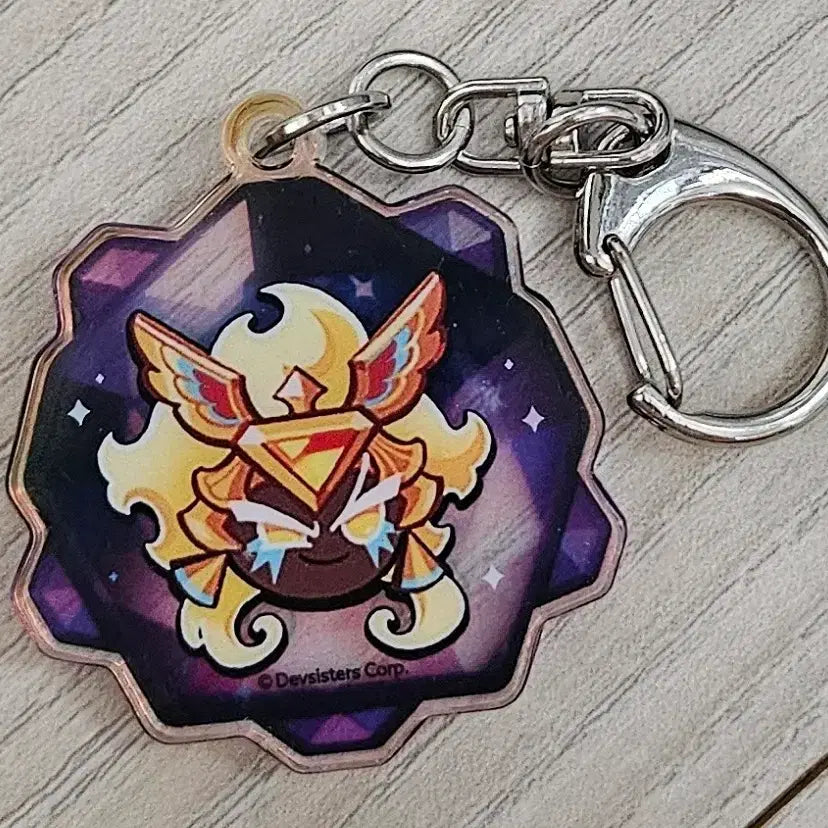 [BUNJANG] Cookie Run: Kingdom Gold Cheese Cookie Soul Stone Acrylic Keyring / 쿠키런 쿠키런킹덤 쿠킹덤 골드치즈쿠키 영혼석 아크릴키링