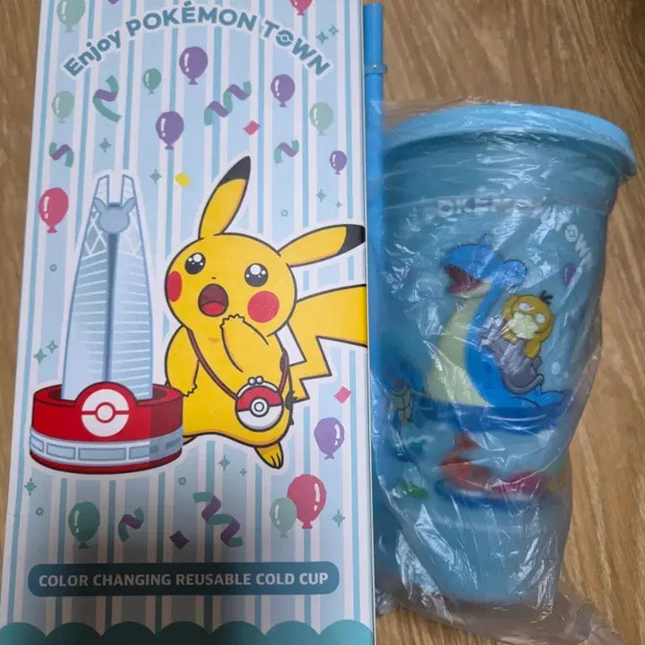 [BUNJANG] Pokemon Temperature Sensitive Cold Cup / 포켓몬 롯데타워 팝업 변온 콜드컵