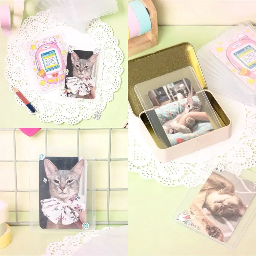 [BUNJANG] Clear Top Loader (Large Size) for Photocard / 최저가 새상품 코팅/ 탑꾸용 투명 탑로더/큰 사이즈/ 빅사이즈/포카