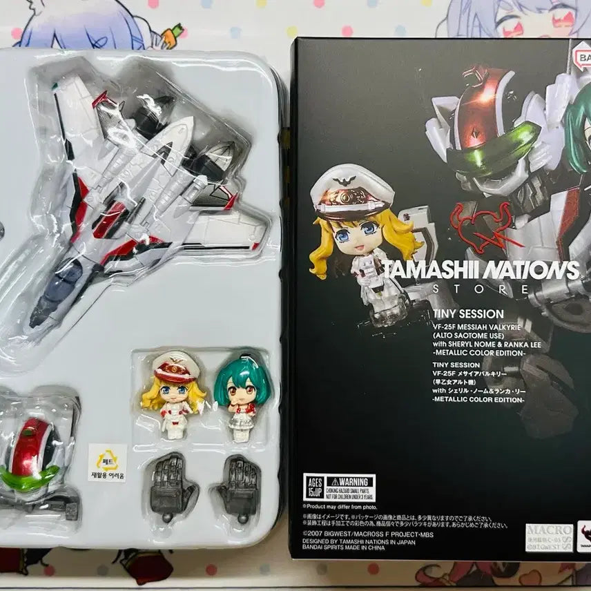 [BUNJANG] Bandai Namco Macross VF-25F Messiah Valkyrie Alto Custom Metallic Color Edition / 반다이남코 마크로스VF-25F 메사이어 발키리 알토 전용기