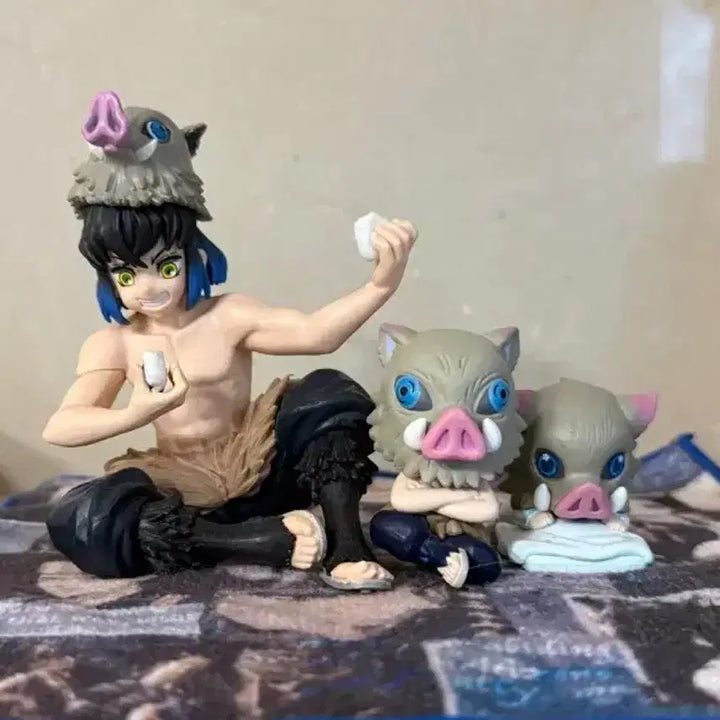 [BUNJANG] Demon Slayer Inosuke Figure Bundle Set / 귀멸의 칼날 이노스케 피규어 일괄