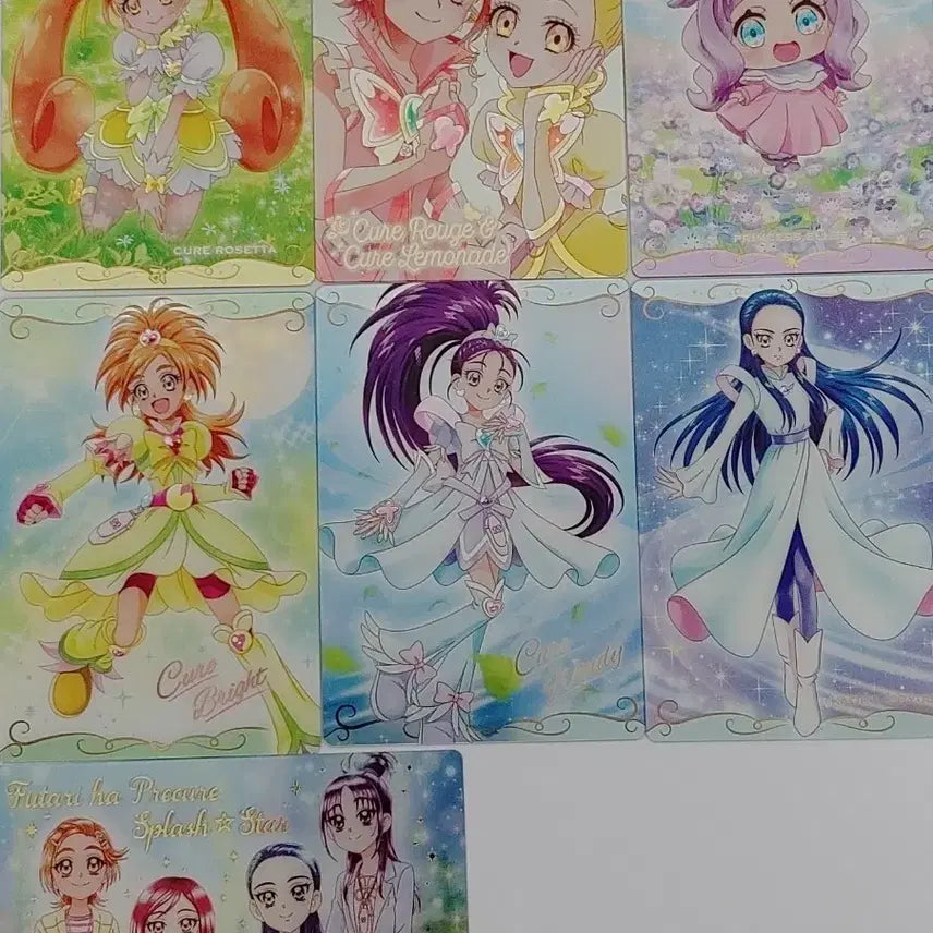 [BUNJANG] Pretty Cure Wafer Card Rouge &amp; Lemonade HR / [희귀] 프리큐어 웨하스 카드