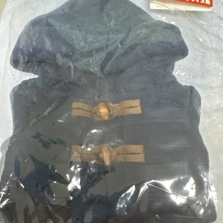 [BUNJANG] Monchhichi M Size Navy Duffle Coat Outfit / 몬치치옷 m사이즈용 떡볶이코트 네이비