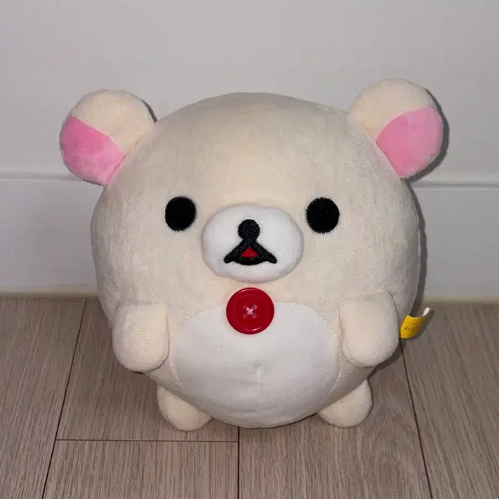 [BUNJANG] Vintage Rilakkuma Round Mochi-like Plush 15cm / [빈티지] 코리락쿠마 동그란 모찌 느낌 15cm 인형