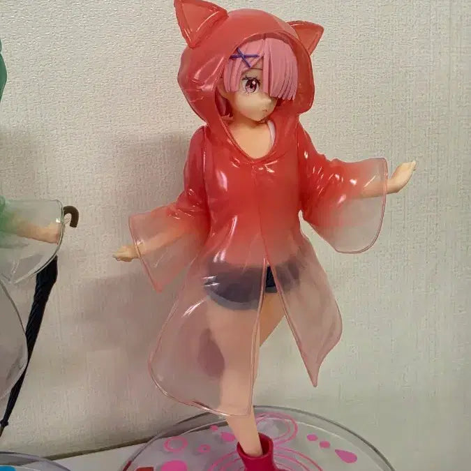 [BUNJANG] Rem Ram Rainy Day Raincoat Figure / 리제로 렘 람 비오는날 우비 피규어