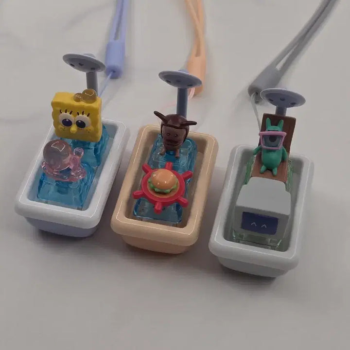 [BUNJANG] SpongeBob Patrick Squidward Plankton Keycap Set / 스펀지밥 키캡 일괄 판매