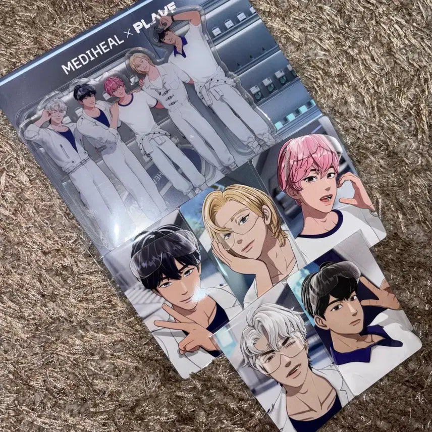 [BUNJANG] PLAVE Medheal Diorama Acrylic Stand + Photocard Set (Sealed) Bundle Set / 플레이브 메디힐 디오라마 아크릴스탠드 +포카세트 미개봉 일괄
