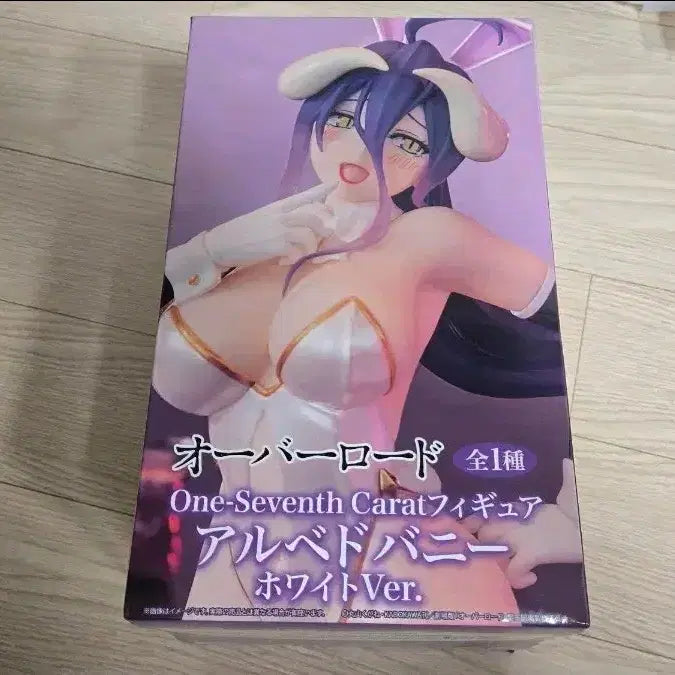 [BUNJANG] 17 Overlord Albedo Bunny Girl Figure White Ver. (Sealed) / 미개봉 17 오버로드 알베도 바니걸 피규어 화이트ver