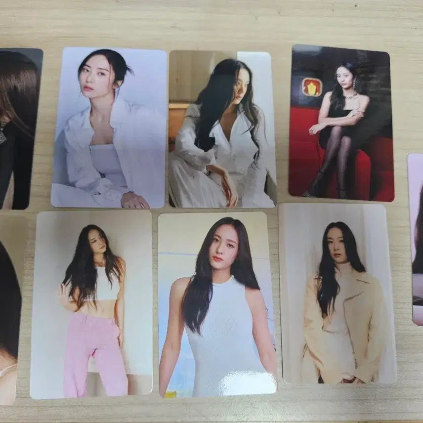 [BUNJANG] Crystal Photocard 9 Types Set / 크리스탈 포토카드 9종 세트