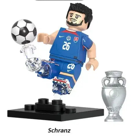 [BUNJANG] Custom World Cup Football Player Minifigure Set (8 Types, Bundle Set, Sealed) / 월드컵 레고커스텀 축구선수 미니피규어 8종세트 일괄 미개봉 새상품