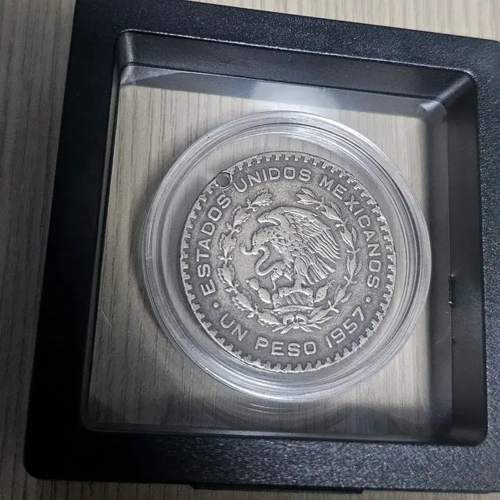[BUNJANG] Mexico 1 Peso 1957 Silver Coin (17g) / 멕시코 1페소 1957년 통용은화 (17g)