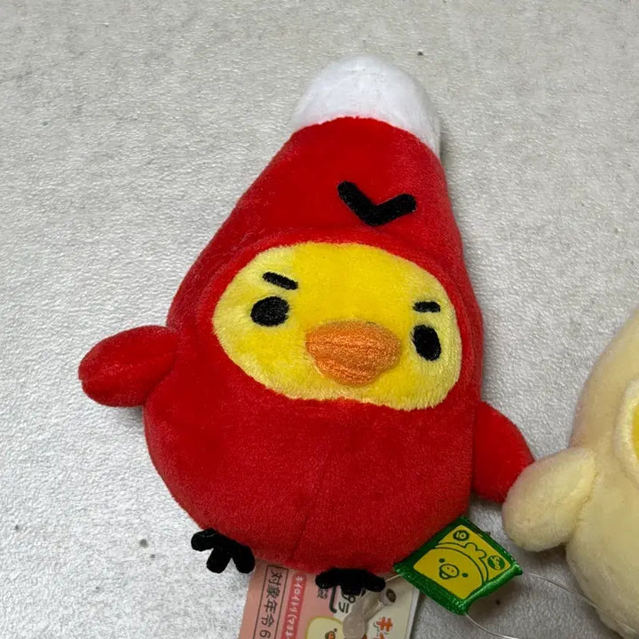 [BUNJANG] Kiiroitori Ketchup Mayonnaise Set Plush Doll Mascot / 키이로이토리 슈퍼 케찹 마요네즈 세트 인형 누이 마스코트