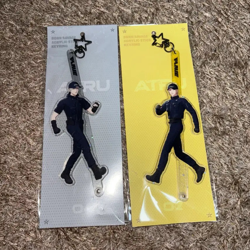 [BUNJANG] PLAVE Bon Voyage Acrylic Stick Keychain Eunho Noah Norain Sealed / 플레이브 본세비지 아크릴스틱키링 은호 노아 노라인 미개봉