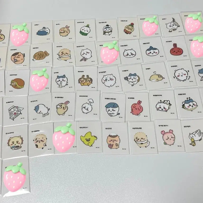 [BUNJANG] Cheekawa Retro Stickers (Tti-bu-ssil) / 먼작귀 치이카와 레트로 스티커 (띠부씰)