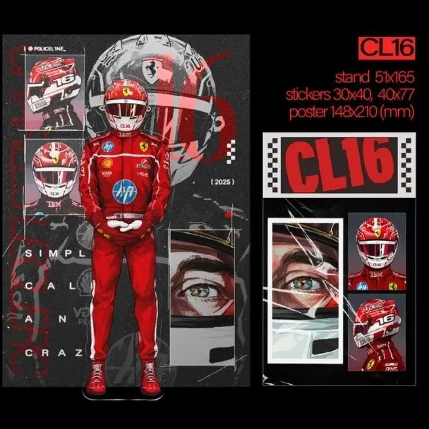 [BUNJANG] Charles Leclerc Acrylic Stand / f1 비공굿 미상님 아크릴스탠드 샤를 르클레르