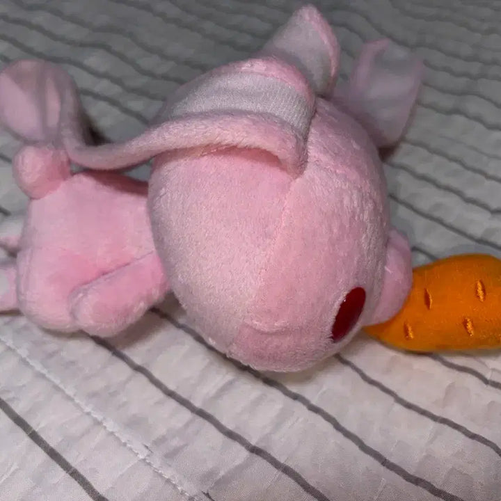 [BUNJANG] Carrot Rabbit Plush / 당근 범용토끼 당근먹는 범용토끼 분홍