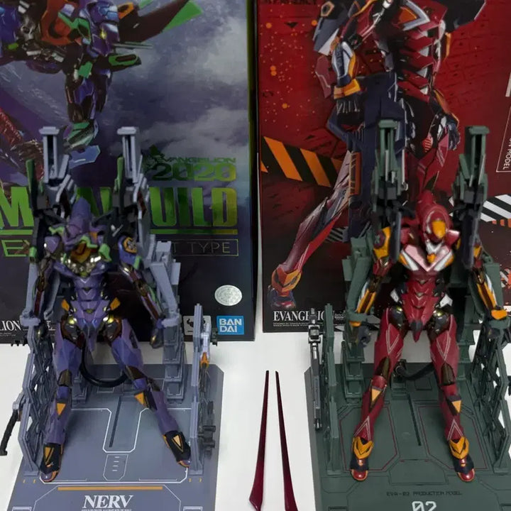 [BUNJANG] Bandai Metal Build Evangelion Unit-01 &amp; Unit-02 Bundle Set / [급매]반다이 메탈빌드 에바 초호기&amp;2호기