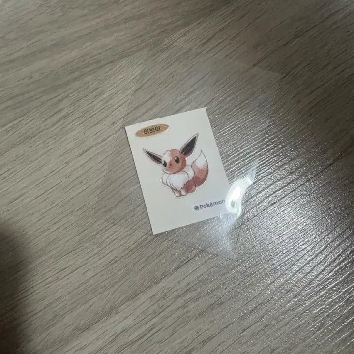 [BUNJANG] Pokemon 30th Anniversary Eevee Sticker Artwork / 30주년 이브이 띠부씰 포켓몬스터 포켓몬 띠뿌실 아트워크 포켓몬스티커