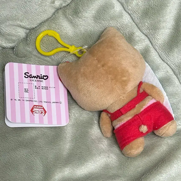 [BUNJANG] Sanrio Hello Kitty Hawaii Costume Doll Keychain (New) / 택0,새상품) 산리오 헬로키티 하와이 코스튬 인형 키링