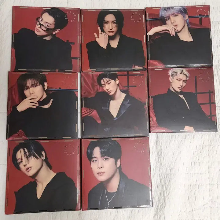 [BUNJANG] ATEEZ Golden Hour Part.2 Digipack Unsealed Bundle Set All Members / 에이티즈 골든아워 파트2 디지팩 개봉앨범 전 멤버 일괄