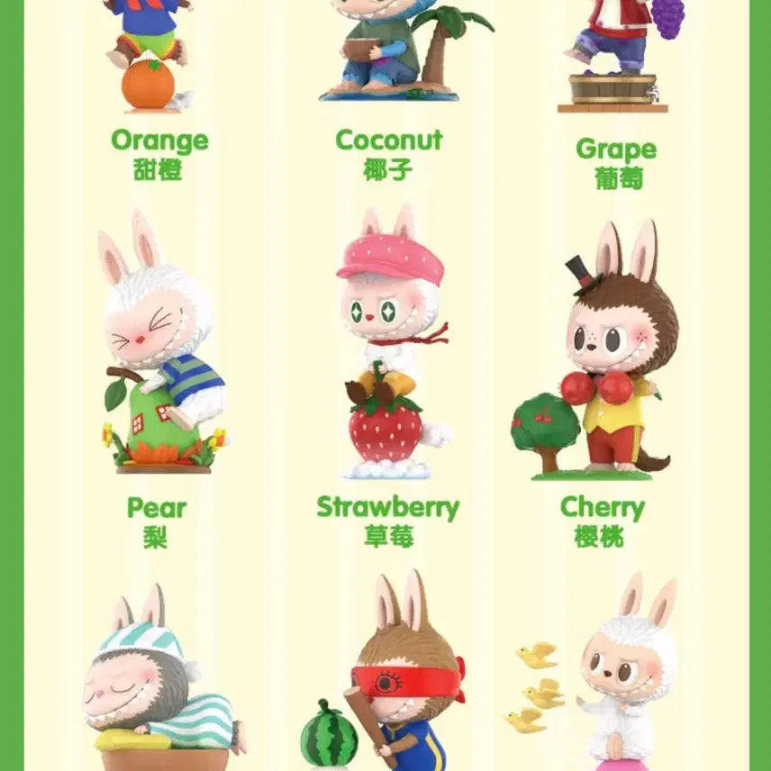 [BUNJANG] Labubu Fruit Series Strawberry Doll / 팝마트 라부부 과일 시리즈 딸기