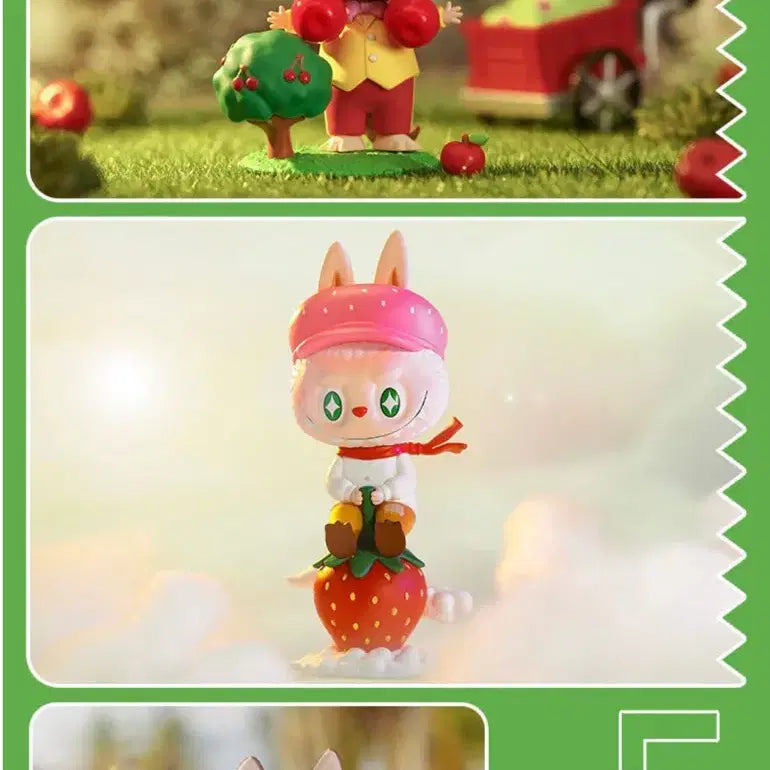 [BUNJANG] Labubu Fruit Series Strawberry Doll / 팝마트 라부부 과일 시리즈 딸기