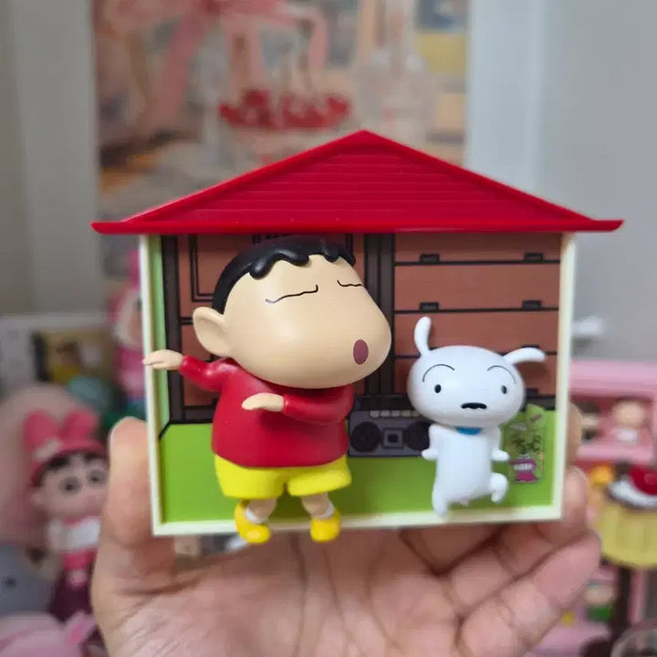 [BUNJANG] Crayon Shin-chan Magnetic Frame Figure / 짱구 자석 집 액자 피규어