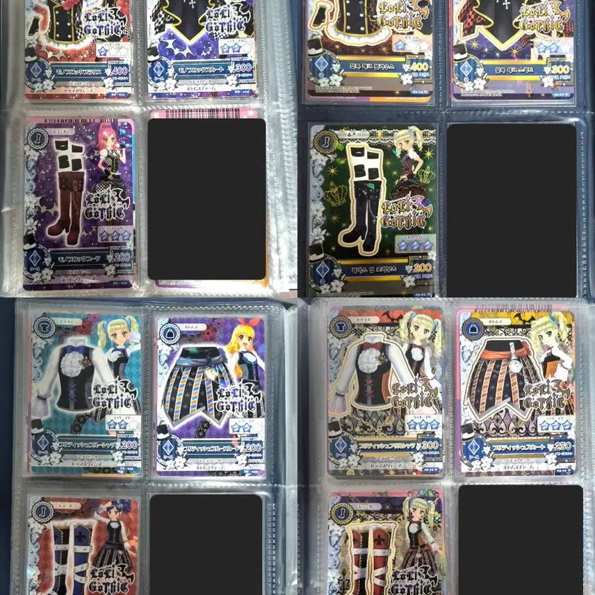 [BUNJANG] Aikatsu! Rurigo Gothic Card Bundle Set / 아이카츠 로리고딕 카드 대량 일괄 판매