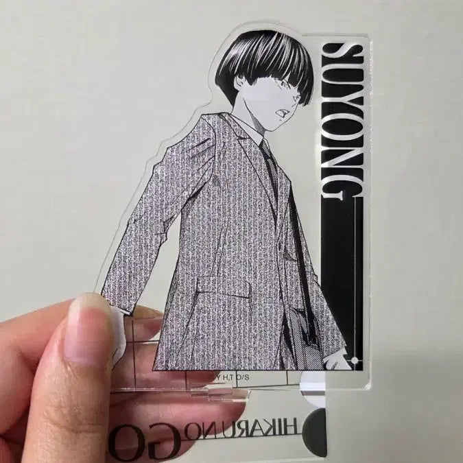 [BUNJANG] Hikaru no Go Genga Exhibition Ghost Waltz Acrylic Stand + Clear Card by Hong Soo-young / 히카루의 바둑 고스트바둑왕 원화전 굿즈 홍수영 아크릴스탠드+ 클리어카드