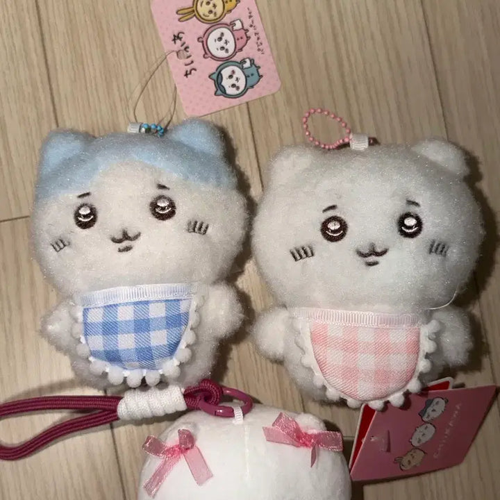 [BUNJANG] Chiikawa Hachiware Baby Face Keychain Plush Bundle Set / 먼작귀 하치와레 치이카와 베이비 얼굴 키링 인형 일괄