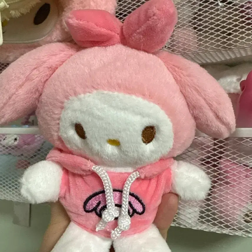[BUNJANG] My Melody Doll Keychain (Pink Outfit) / 마멜 옷 입고 있는 마이멜로디 인형키링 새상품