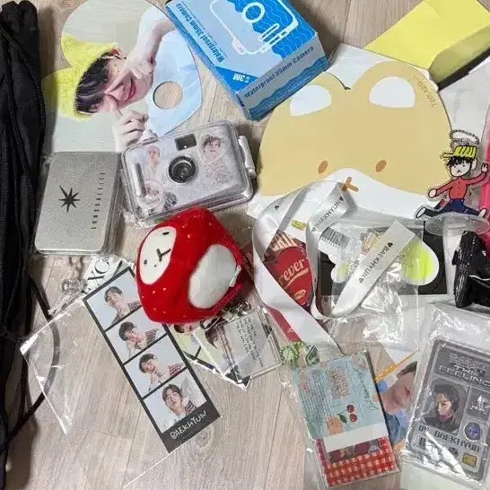 [BUNJANG] Baekhyun Bundle Set Photocard Holder / 백현 굿즈 찹쌀인형 포함 일괄 판매