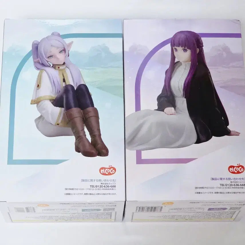 [BUNJANG] Frieren Fern Elcoco Figure Set (Sealed) / [미개봉] 프리렌 페른 엘코코 피규어 세트