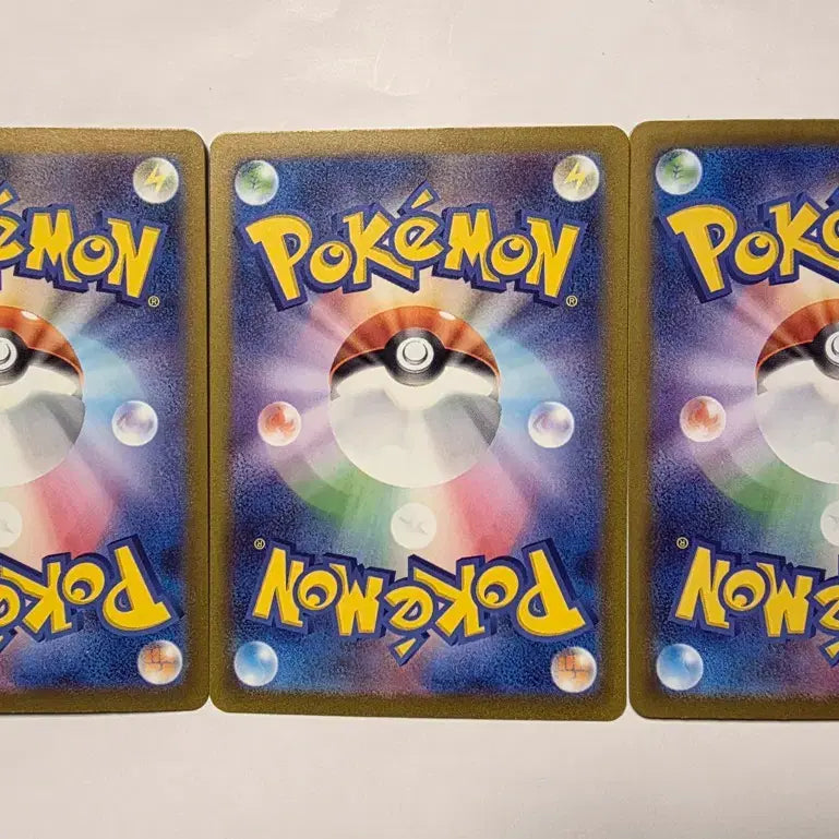 [BUNJANG] Pokemon TCG Japanese Vaporeon / Flareon / Jolteon 3-Card Set / 포켓몬카드 일판 샤미드/부스터/쥬피썬더 3장 세트