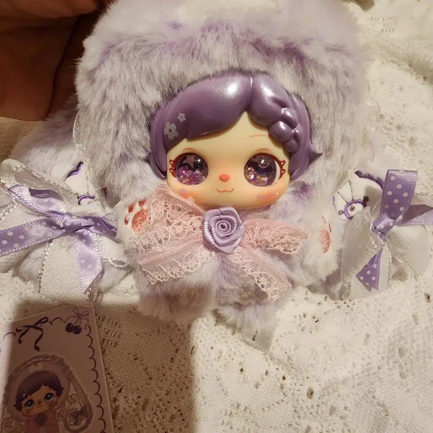 [BUNJANG] Babys3 Pixie Joy Confession Rabbit Plush Keychain / 베이비쓰리 픽시조이 고백토끼 인형 키링