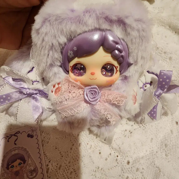 [BUNJANG] Babys3 Pixie Joy Confession Rabbit Plush Keychain / 베이비쓰리 픽시조이 고백토끼 인형 키링