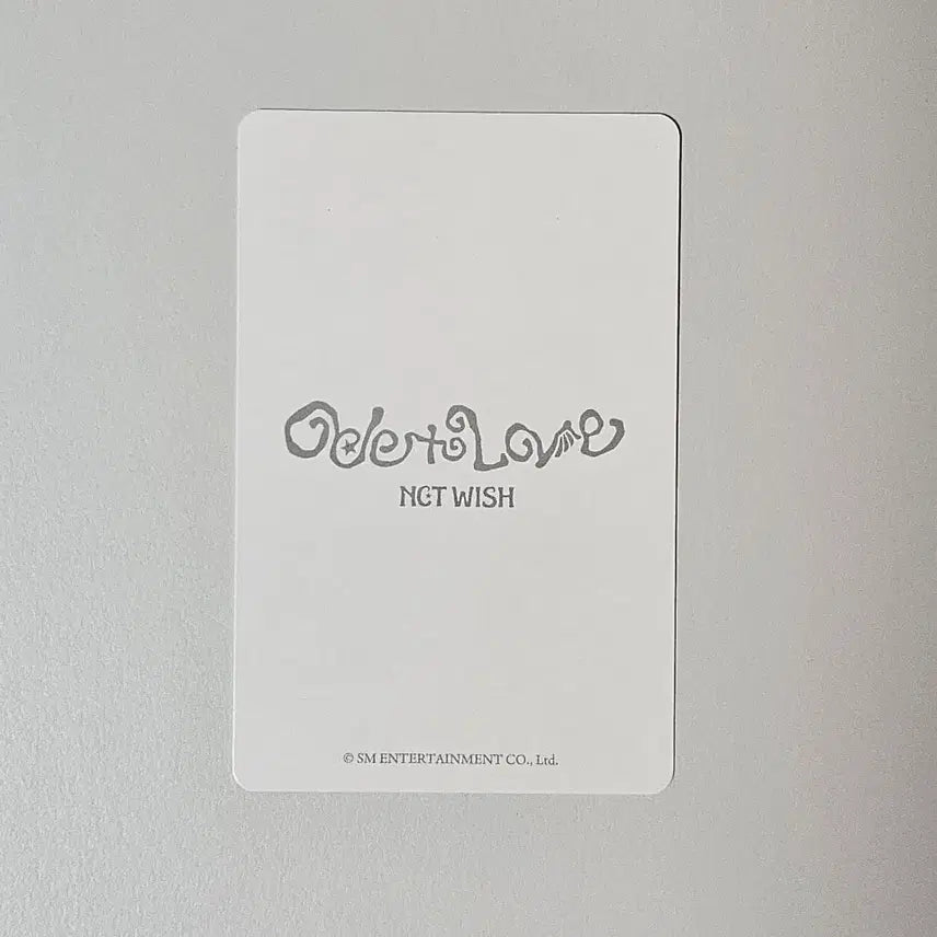[BUNJANG] NCT WISH Odd To Love Popup Photocard Sion / 엔시티위시 오드투러브 팝업 구매 포카 시온