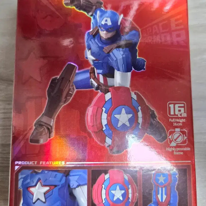 [BUNJANG] Keep Play Capt. America Figure (Sealed) / 킵플레이 캡팁아메리카 피규어(미개봉)