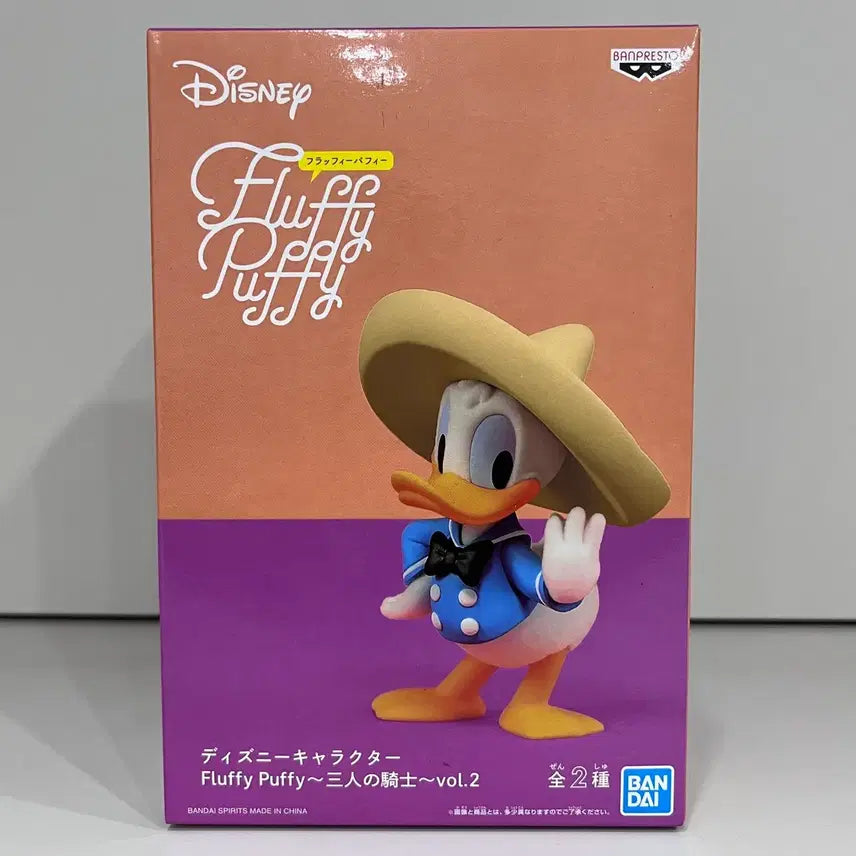 [BUNJANG] Banpresto Disney Fluffy Puffy Donald Duck Figure vol.2 (Sealed) / (미개봉) 디즈니 플러피 퍼피 도널드 덕 피규어 vol.2 fluffy