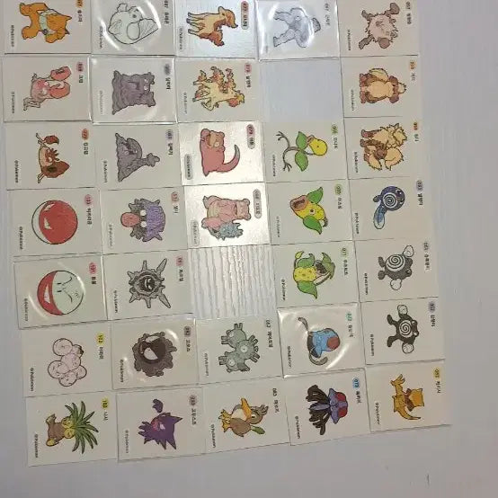 [BUNJANG] Pokemon Stickers Gen 1 (3-Digit) / 포켓몬띠부씰 1세대 3자리 팔아요.