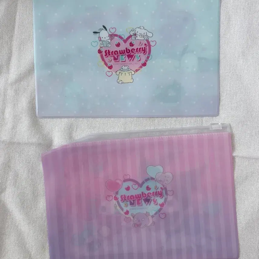 [BUNJANG] Ichigo Shimbun Supplement Zipper Bag Set / 이치고신문 부록 지퍼백 세트