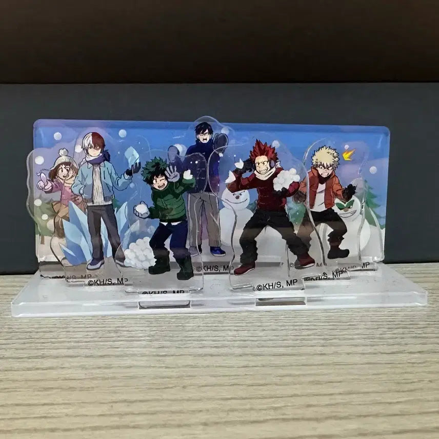 [BUNJANG] My Hero Academia Snowball Diorama Acrylic Stand / 히로아카 눈싸움 디오라마 아크릴스탠드