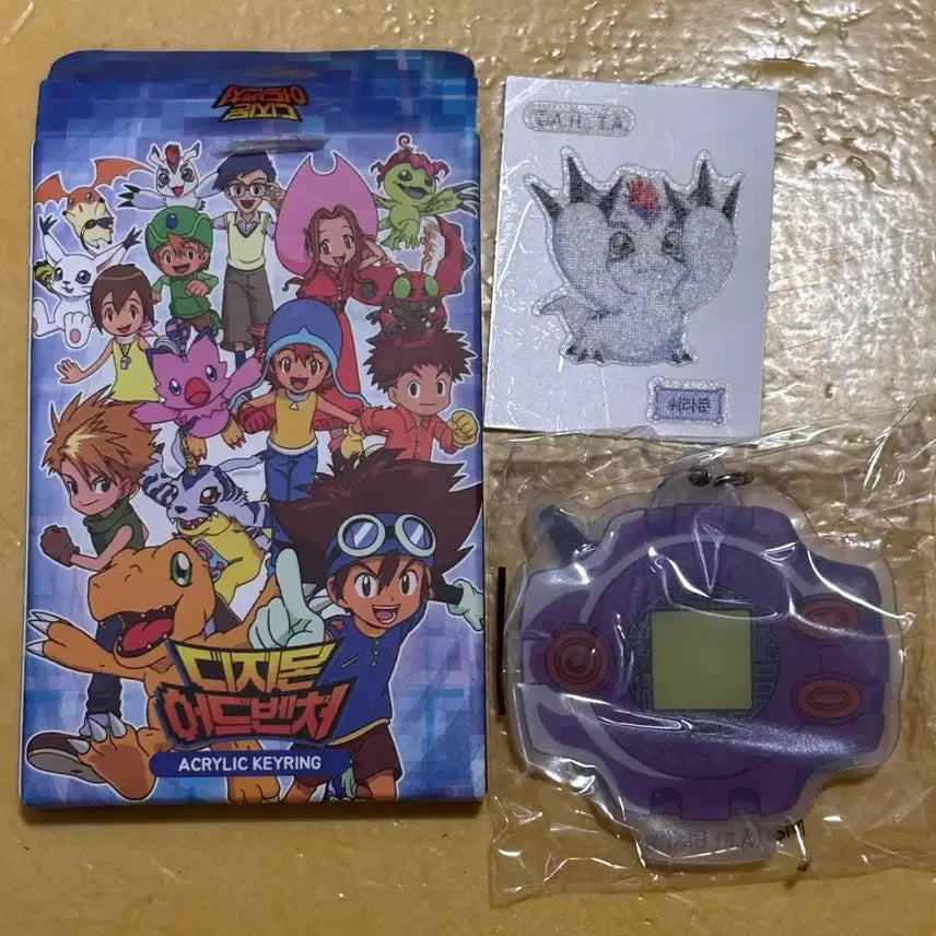 [BUNJANG] Digimon Adventure Acrylic Keychain Set / 디지몬 어드벤처 아크릴 키링