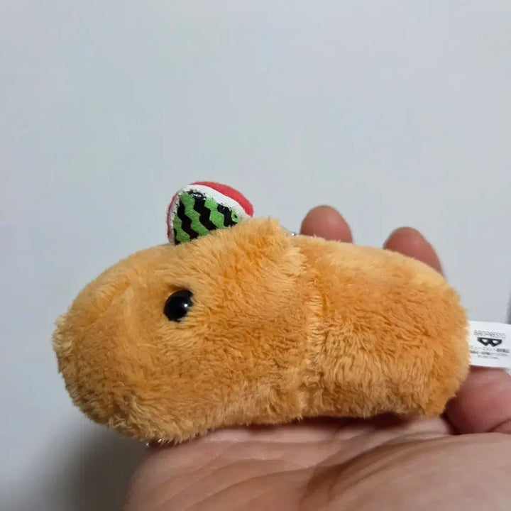 [BUNJANG] Vintage San-X Copybara-san Watermelon Keychain / 빈티지 토이 캐릭터 굿즈 고전 만화 인형 산엑스 카피바라상 수박 키링