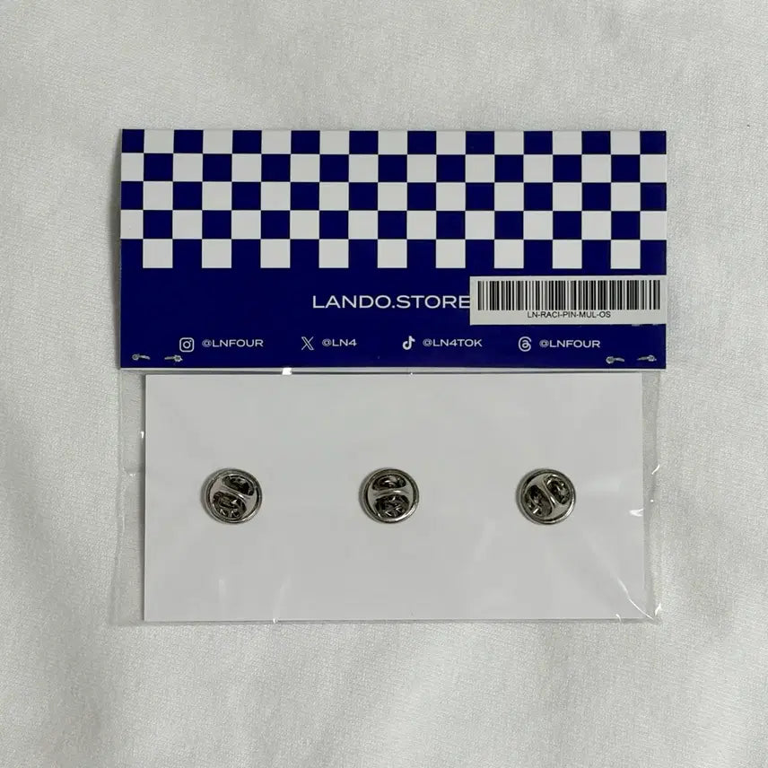 [BUNJANG] McLaren Lando Norris LN4 Pin Badge Set / f1 맥라렌 란도 랜도 노리스 ln4 핀뱃지 세트 양도 탑스 핫휠 유니폼